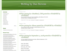 Tablet Screenshot of blogs.toadllc.com